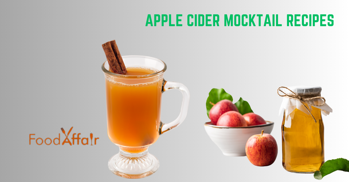 APPLE CIDER MOCKTAIL RECIPES