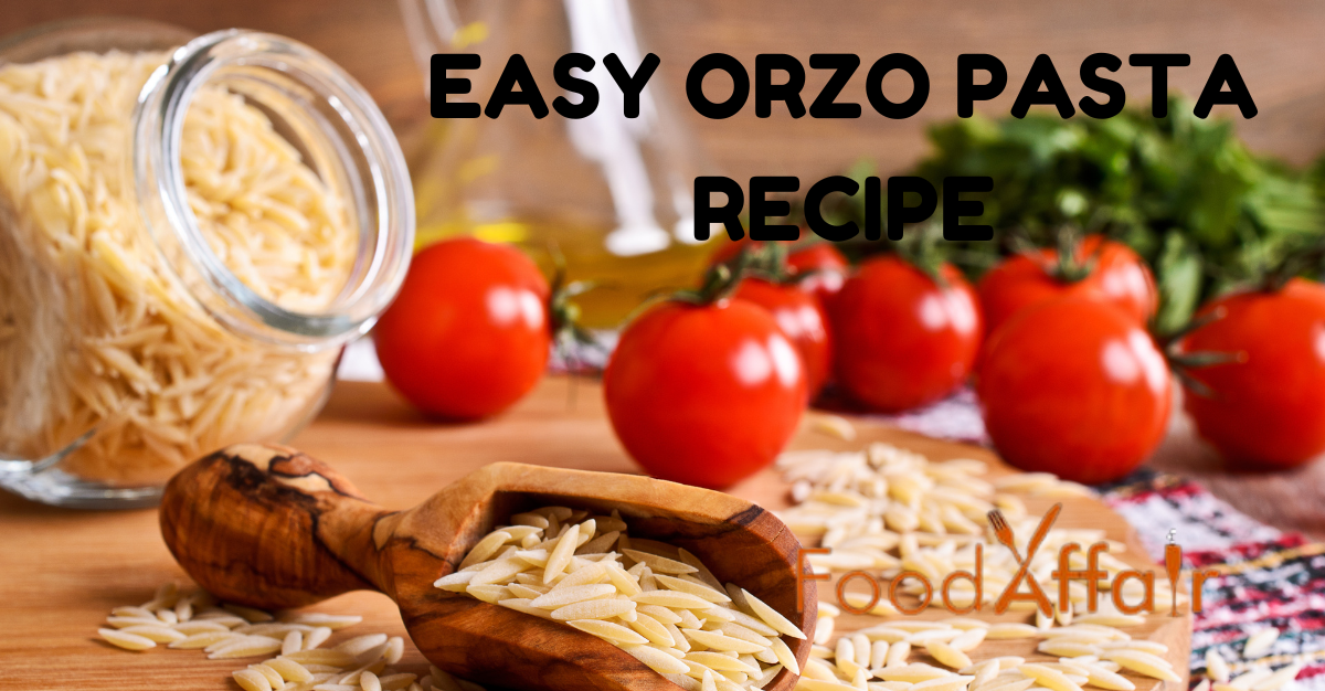 EASY ORZO PASTA RECIPE